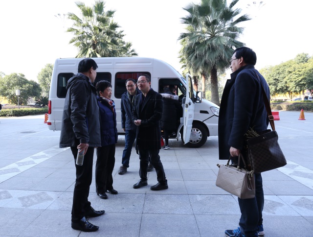 六安市慈善协会李乔会长莅临临海市农合联产业合作园调研