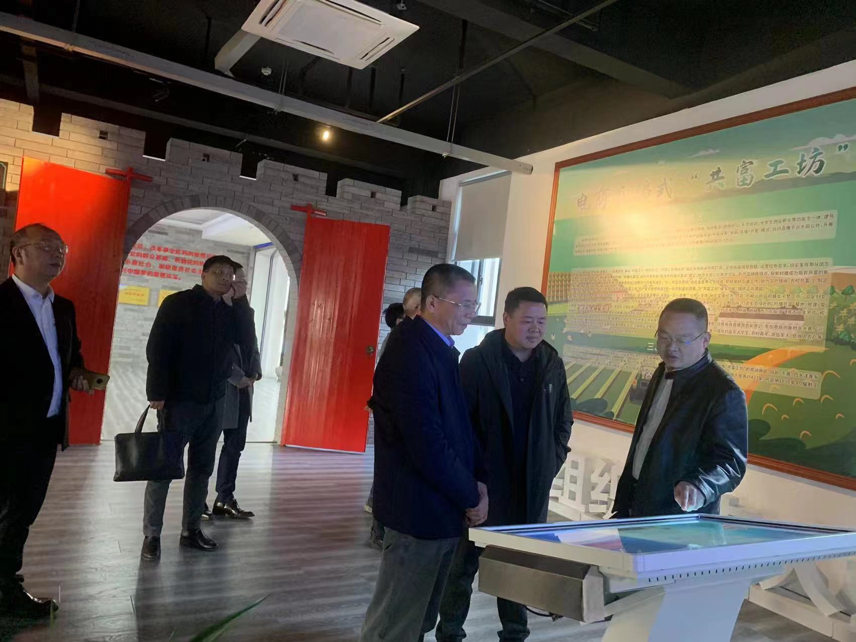 浙江省新能源投资集团股份有限公司总经理林咸志 到浙东休闲家居城考察